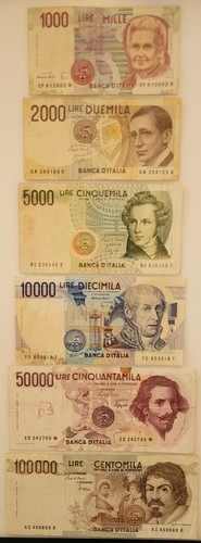 Italia serie banconote 1000 - serie,