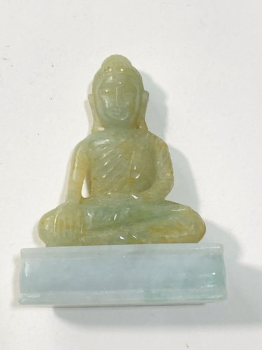Statua buddha giada kwan - giada,