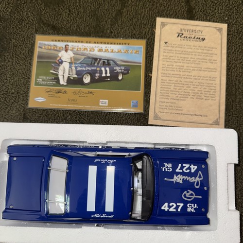 Autografo ned jarrett - jarrett, 1965