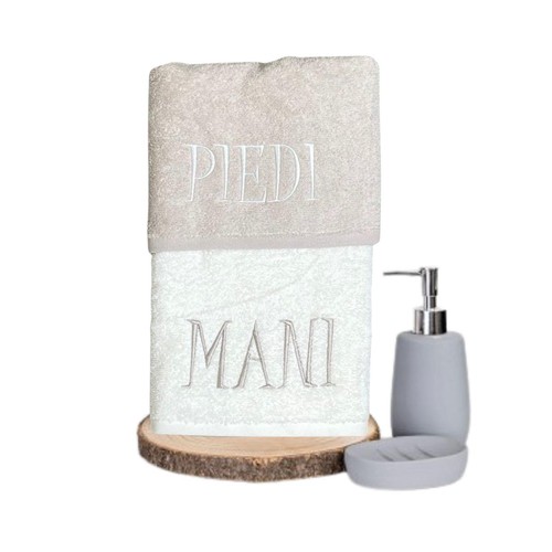 Asciugamani ricamati bagno - asciugamani,