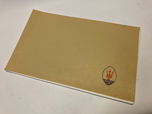 Cartella ufficiale maserati - cartella,