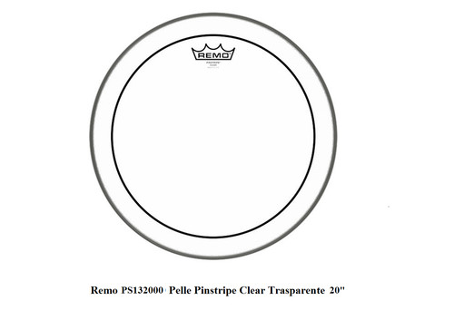 Remo pinstripe clear - 20", 2