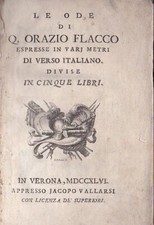 Le Ode [sic] espresse in varj