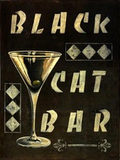 Black Cat Bar Pub Martini