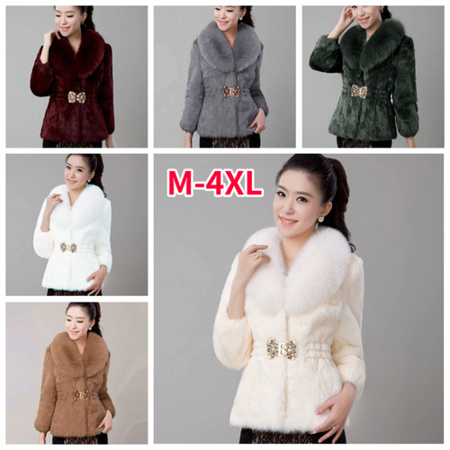 Giacca cappotto pelliccia - , di