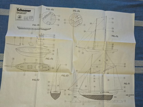 Piano costruzione schooner - piano,