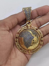 Ciondolo mappa del mondo della