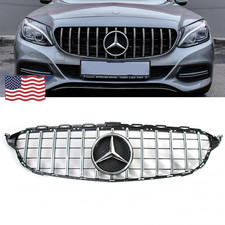 Chrome front grille - chrome,