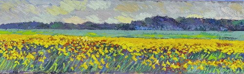 Paesaggio toscano olio - toscano”,