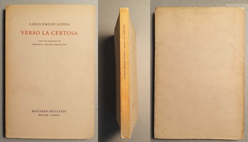Gadda carlo emilio verso - carlo,