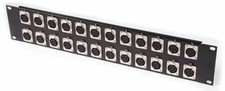 PANNELLO PATCH AUDIO RACK 19"