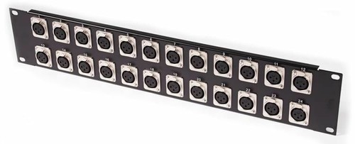 Pannello patch audio rack - rack, 19"