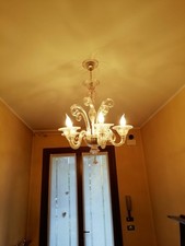 Lampadario Primero - Pastorale- Sospeso Vetro Di Murano Da Soggiorno