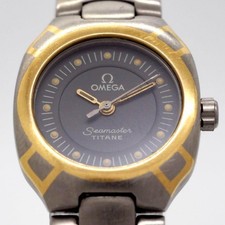 Omega Seamaster Titane Polaris orologio da polso donna argento oro nero 22 mm quarzo