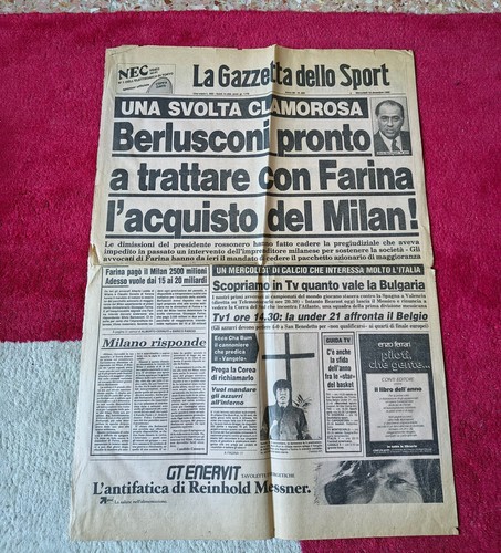 Gazzetta dello sport - gazzetta, 1985