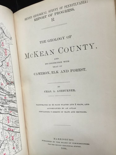Antique book the geology of - -,