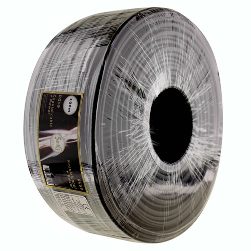Rg59 100m combinato coassiale - rg59,