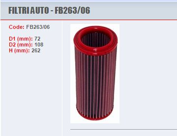 Filtro aria sportivo bmc audi - bmc,