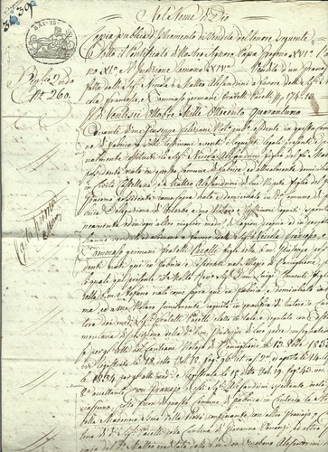 1841 pontificio carta bollata - 1841,