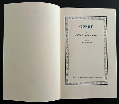 Publio virgilio marone - virgilio, opere