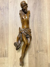 Scultura Cristo In Legno - Antica Scultura Cristo XVII Secolo