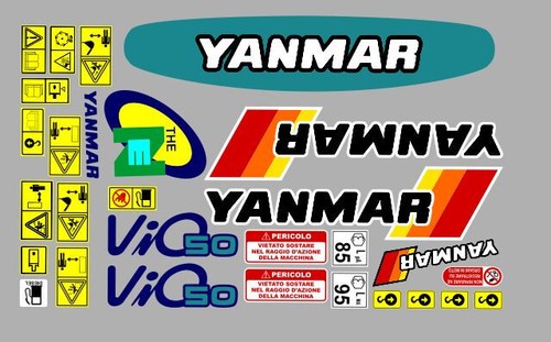 Yanmar vio decalcomanie - yanmar, 50