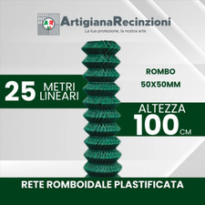 Rete Romboidale Plastificata