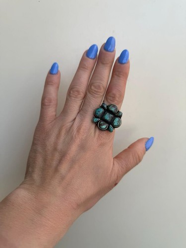 Anello argento 925 turchese - in,