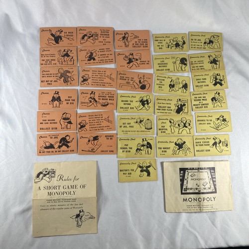Carte gioco monopoli - carte,