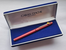 Piuma Fuller Carand Ache Madison opaca bordeaux M 14k 585 logo Olimpiadi 1970 