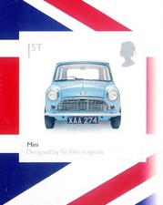 Gran Bretagna. Automobili. Austin Mini 2009. Adesivo, libretto.