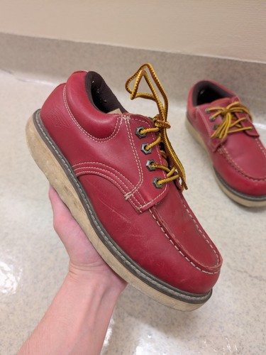 Red wing shoes moc - shoes, toe