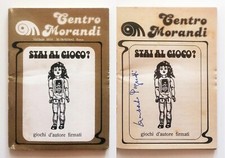 Lamberto Pignotti Stai al gioco? Giochi d'autore firmati Autografato 1979 Roma