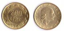 1979 Italia Lire 200 Italia