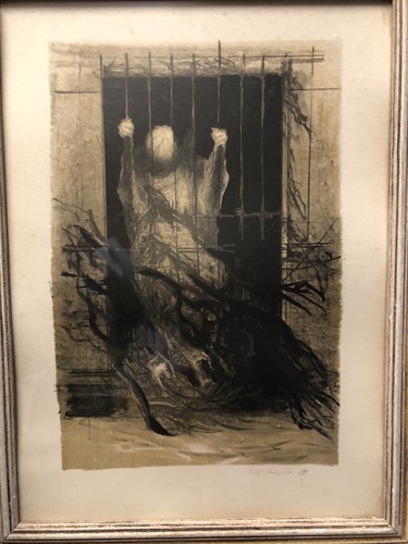 Pietro annigoni litografia su - pietro,