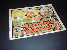TOPOLINO E PIEDIDOLCI CAVALLO DA CORSA SUPPL.ALBI NERBINI GIUGNO 1935