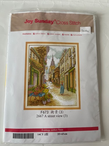 Kit punto croce joy sunday - joy,