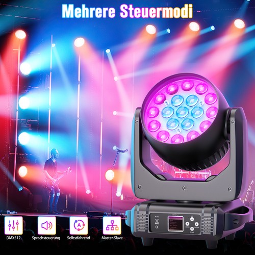 Led wash beam - zoom, 19x15w