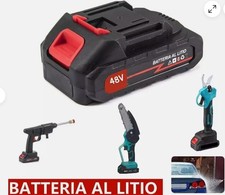 BATTERIA DA 48V PER MOTOSEGA IDROPULITRICE DECESPUGLIATORE BATTERIa DI RICAMBiO