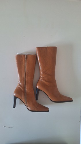 Stivali donna geox pelle cuoio - geox,