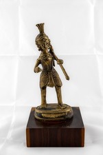 Statua tribale in ottone