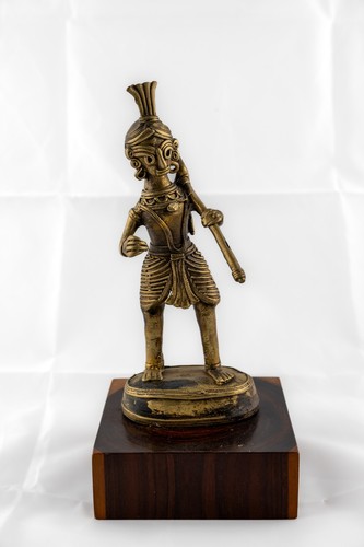 Statua tribale ottone - statua,