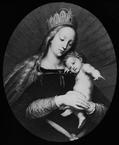 The darmstadt madonna - madonna, hy