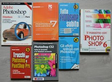 Lotto stock 7 libri Photoshop:fotoritocco, effetti speciali, tecniche e funzioni