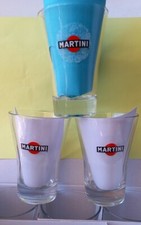  6 bicchieri da liquore cocktail pub bar PUBBLICITARI MARTINI Nuovi Esclusivi It
