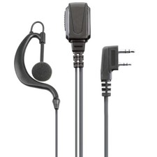 Falkos Microfono con auricolare per radio ricetrasmittenti, attacco Pin Kenwood