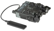 AN/PEQ DBAL-A2 COMBINATO LASER ROSSO CON TORCIA LED 200 LM WADSN 31785 SOFTAIR