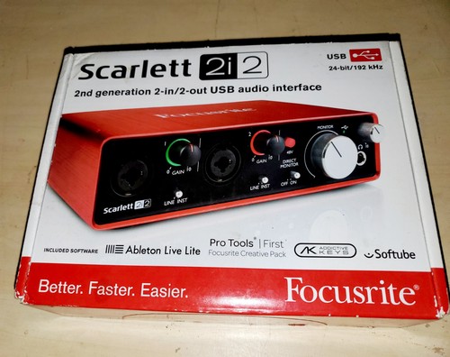 Box focusrite scarlett 2i2 - box,