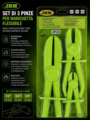 Set pinze per manichetta - 3,