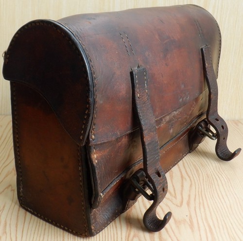 Leather bag ww1 antique - bag,